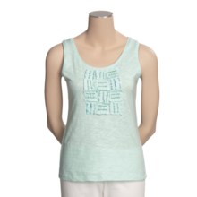 Madison Hill Novelty Tank Top (For Women) in Moonstone - Closeouts