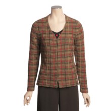 Madison Hill Plaid Sweater - Cotton-Rich (For Women) in Multi - Closeouts