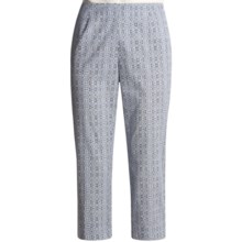 Madison Hill Printed Crop Pants (For Women) in Multi - Closeouts