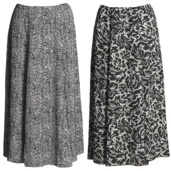 Madison Hill Reversible Crepe Skirt (For Women) in Multi