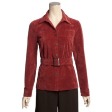 Madison Hill Travel Jacket - Belted (For Women) in Guava - Closeouts