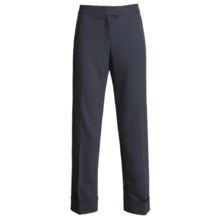 Magaschoni Collection Cuffed Ankle Pants (For Women) in Navy - Closeouts