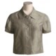 Magaschoni Collection Silk Dupioni Jacket - Short Sleeve (For Women)