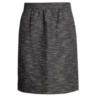 Magaschoni Collection Skirt - Marbled Boucle (For Women) in Navy/Plexi Glass