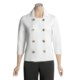 Magaschoni Cotton Pea Coat - Double-Knit, 3/4 Sleeve (For Women)