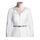 Magaschoni Italian Ultra Cotton Jacket - Long Puff Sleeve (For Women)
