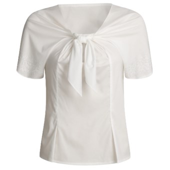 Magaschoni Trapeze Shirt - Cotton, Short Sleeve (For Women)