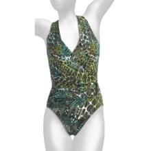 Magicsuit by Miraclesuit Mariposa Lucy Swimsuit - 1-Piece (For Women) in Olive - Closeouts