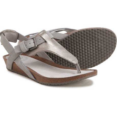 Teva Mahonia 3-Point Sandals - Leather (For Women) - METALLIC CHAMPAGNE (9 )