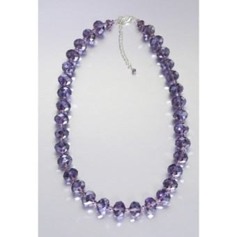 Majestic Faceted Bead Necklace - 20