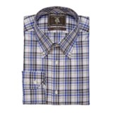 Maker & Company Fancy Multi-Check Sport Shirt - Brushed Twill, Long Sleeve (For Men)