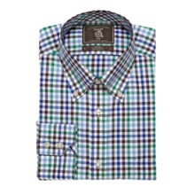 Maker & Company Oxford Check Sport Shirt - Long Sleeve (For Men) in Blue/Black/Green - Closeouts