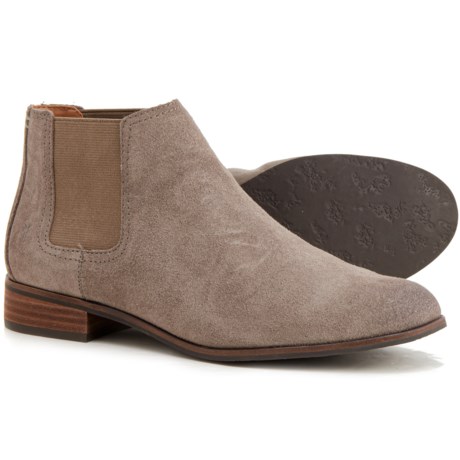 Frye Mallory Chelsea Booties - Suede (For Women) - TAUPE (9 )