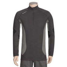 Mammut All-Year Base Layer Top - Zip Neck, Long Sleeve (For Men) in Graphite/Black - Closeouts