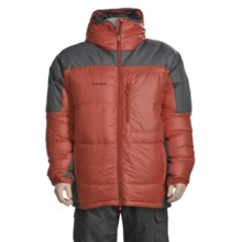 Mammut Ambler Down Hooded Jacket - 800 Fill Power (For Men) in Cayenne/Carbon - Closeouts