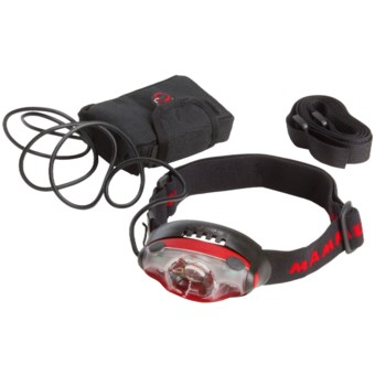 Mammut Lucido TX1 LED Headlamp with Belt Pack in Red