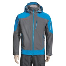 Mammut Molar Ski Jacket - Waterproof, Soft Shell (For Men) in Smoke/Cyan - Closeouts