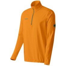 Mammut Snow Base Layer Top - Zip Neck, Long Sleeve (For Men) in Yolk - Closeouts
