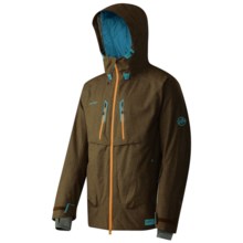 Mammut Twitch Ski Jacket - Waterproof, Insulated (For Men) in Brownie - Closeouts