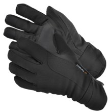 Manzella Commuter Gloves - Insulated, Fleece Lining (For Men) in Black - Closeouts
