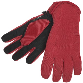 Manzella Commuter Gloves - Insulated (For Women) in Cherry