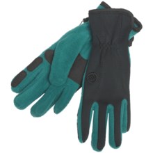 Manzella Equinox Gloves - Windproof, Fleece (For Women) in Dark Teal - Closeouts