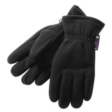 Manzella Insulated Fleece Gloves - Gore Windstopper®  (For Men) in Black - Closeouts