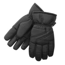 Manzella Ski Gloves - Waterproof  (For Men) in Black - Closeouts