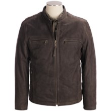 Marc New York by Andrew Marc Blade Jacket - Nubuck Leather, Insulated (For Men) in Dark Brown - Closeouts
