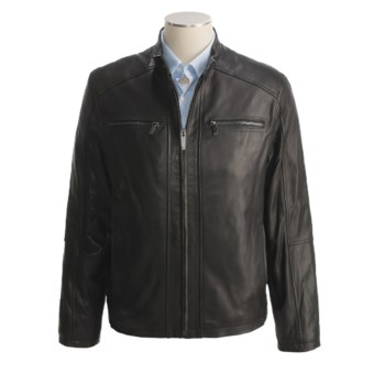 Marc New York by Andrew Marc Boston Motorcross Jacket - Lambskin (For Men) in Black