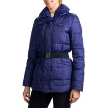 Marc New York by Andrew Marc Miner Belted Jacket - Ultra Down (For Women) in Marine - Closeouts