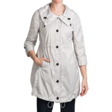 Marc New York Lindsey Light Rain Coat (For Women) in Fog - Closeouts