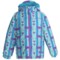 Marker Ariel Jacket - Insulated (Little Girls) in Lilac/Blue Print