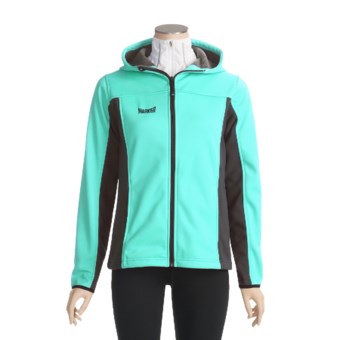 Marker Athena Fleece Jacket - Windstopper®, Hooded (For Women) in Glacier