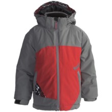 Marker B. Crown Jacket - Insulated (For Little Boys) in Graphite/Red - Closeouts