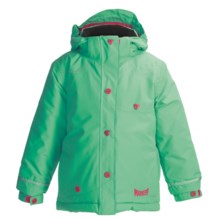 Marker Belle Jacket - Insulated (Little Girls) in Aqua - Closeouts