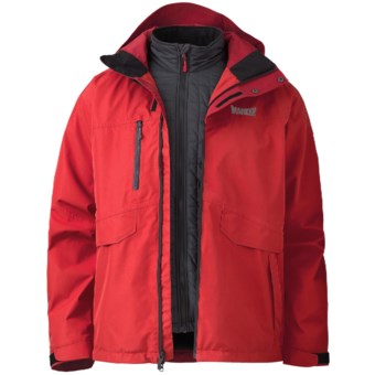 Marker Biosphere Gore-Tex® Jacket - Waterproof, 3-in-1 (For Men) in Red
