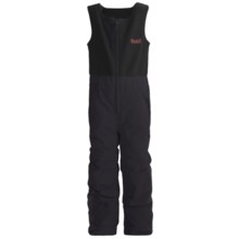 Marker Castle Fleece Bib Overalls - Waterproof, Insulated (For Kids) in Black - Closeouts