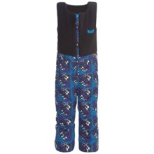 Marker Castle Fleece Bib Overalls - Waterproof, Insulated (For Kids) in Blue Print - Closeouts