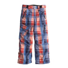 Marker Grinder Snow Pants - Insulated (For Boys) in Red/Navy - Closeouts
