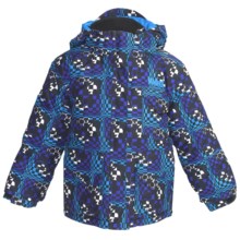 Marker Joker Jacket - Insulated (For Little Boys) in Blue Print - Closeouts