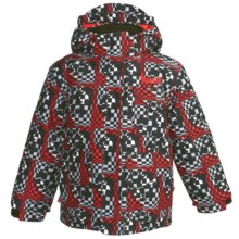Marker Joker Jacket - Insulated (For Little Boys) in Red Print - Closeouts