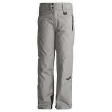 Marker Jr. B. Pop Side-Zip Snow Pants - Insulated (For Boys) in Grey - Closeouts