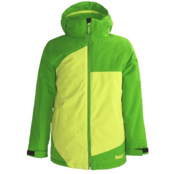 Marker Jr. B. Spade Ski Jacket (For Boys) in Green/Bamboo