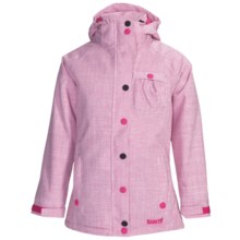 Marker Jr. G. Duchess Jacket - Insulated (For Girls) in Hot Pink/White - Closeouts