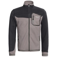 Marker Receptor Fleece Jacket - (For Men) in Graphite/Black - Closeouts