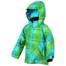 Marker Starlight Jacket - Insulated (For Little Girls) in Sky/White - Closeouts