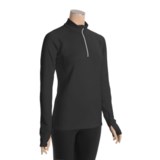 Marker USA Active Plus Zip Mock Turtleneck - Fleece, Long Sleeve (For Women)