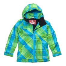 Marker USA Sundance Jacket - Insulated (For Girls) in Sky/White - Closeouts