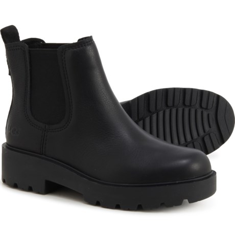 UGG Markstrum Chelsea Boots - Waterproof, Leather (For Women) - BLACK (10 )